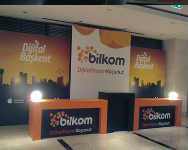 kayitdesk tasarımı, kayitdesk dekor tasarımı, kayitdesk ışıklandırma, 3d modelleme fuar kayitdeskları,